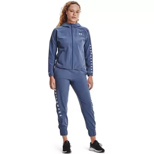 Kurtka damska Under Armour Woven Hooded Jacket - Kurtki i kamizelki sportowe damskie - miniaturka - grafika 4