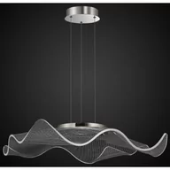 Lampy sufitowe - Altavola Design Velo lampa wisząca 1x30W LED chrom/przezroczysty LA101/P2_chrom - miniaturka - grafika 1