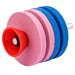 Ostrzałka do noży kosiarek podwójna na wiertarkę/wkrętarkę - Akcesoria do urządzeń ogrodniczych - miniaturka - grafika 2