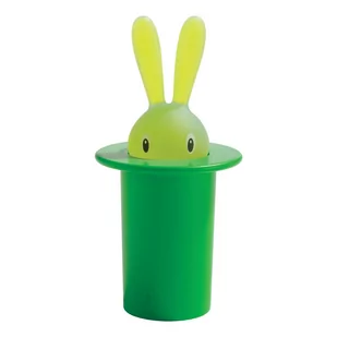 Alessi A di Podajnik wykałaczek Magic Bunny zielony asg16gr - Pozostałe akcesoria kuchenne - miniaturka - grafika 1