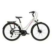 Rowery - Rower trekkingowy Kross Trans 5.0 D 28 M sza_róż p - miniaturka - grafika 1