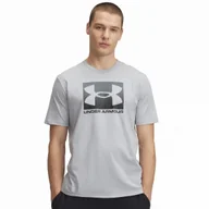 Koszulki sportowe męskie - Koszulka męska Under Armour M Boxed Sports Updated Ss Rozmiar: XXL / Kolor: szary - miniaturka - grafika 1