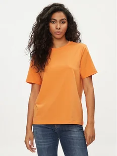 Pieces T-Shirt Ria 17086970 Pomarańczowy Regular Fit - Koszulki i topy damskie - miniaturka - grafika 1