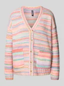 Swetry damskie - Kurtka o kroju regular fit z miękkiej prążkowanej dzianiny model ‘ORMAN - miniaturka - grafika 1