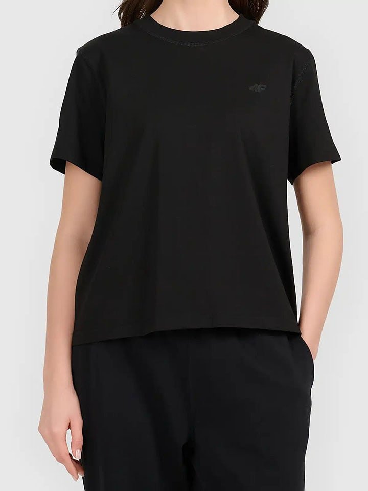 4F Koszulka w kolorze czarnym