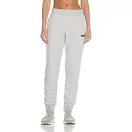 Spodnie damskie - Puma Damskie spodnie do biegania Ess Sweatpants Tr Cl szary jasnoszary (Light Gray Heather) XXL 586842 - miniaturka - grafika 1