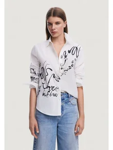 Desigual Koszula 25SWCW05 Biały Regular Fit - Koszule damskie - miniaturka - grafika 1