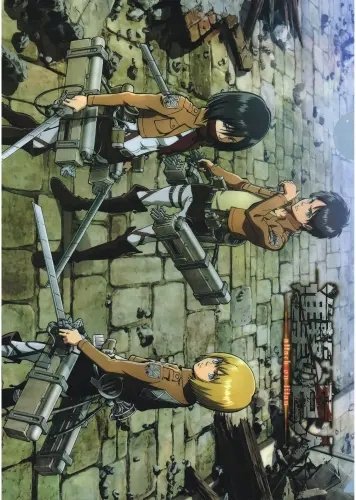 Plakat Anime Attack on Titan aot_042 A3 (custom)