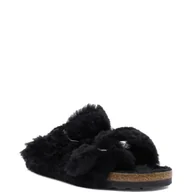Kapcie damskie - Birkenstock Skórzane obuwie domowe Arizona BB - miniaturka - grafika 1