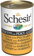 Mokra karma dla kotów - Schesir w galarecie, 6 x 140 g - Tuńczyk i sardynki - miniaturka - grafika 1