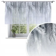 Firany - FIRANA GOTOWA WOAL 300X120 BARWIONA WZÓR NA ŻABKI TAŚMIE FIRANY 193 - miniaturka - grafika 1