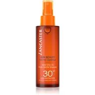 Balsamy i kremy do opalania - Lancaster Sun Beauty Satin Sheen Oil Fast Tan Optimizer SPF30 Jedwabisty olejek przyspieszający opalanie 150ml - miniaturka - grafika 1