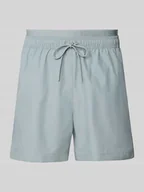 Kąpielówki męskie - Spodenki kąpielowe z elastycznym pasem - miniaturka - grafika 1