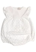 Kombinezony dla dzieci - Nanan - Pagliaccetto Bianco Sangallo E25558 - miniaturka - grafika 1