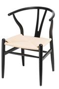Krzesła - Krzesło ELIOR Topeo 2X, czarne, 42x49x74 cm - miniaturka - grafika 1