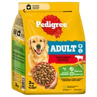 Sucha karma dla psów - Pedigree Adult, z wołowiną i warzywami - 3 kg - miniaturka - grafika 1