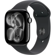 Smartwatch - Apple Watch 11 GPS 42mm z aluminium onyks pasek sportowy M/L Czarny - miniaturka - grafika 1
