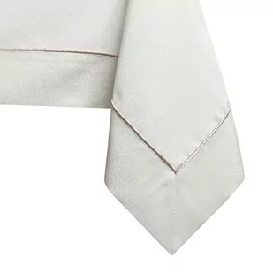 Obrus Empire Kremowy Gładki Klasyczny 110x200 AmeliaHome - TCLOTH/AH/EMPIRE/BRD/PPG/CREAM/110X200 - Obrusy i serwetki - miniaturka - grafika 1