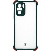 Etui i futerały do telefonów - Bizon Etui Case AntiShock Hybrid Xiaomi Mi 11i / Poco F3 ciemnozielone BCASHMI11IDGN - miniaturka - grafika 1