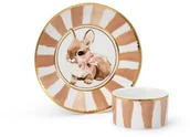 Zestawy naczyń dla dzieci - Elodie Details - Zestaw obiadowy porcelanowy - Bunny Darling Przykładowa dodatkowa nazwa - miniaturka - grafika 1