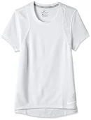 Koszulki i topy damskie - Nike W Nk Run Top Ss T-shirt damski biały biały S - miniaturka - grafika 1