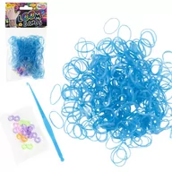 Prace ręczne dla dzieci - Gumki Do Robienia Bransoletek + Szydełko 300Szt - miniaturka - grafika 1