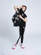 Legginsy - DKNY Legginsy D34A81 D Czarny Regular Fit - miniaturka - grafika 1