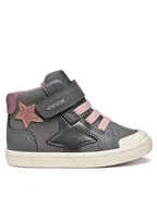 Buty dla dziewczynek - Geox Sneakersy B Gisli B561MA 0AU54 C0502 M Szary - miniaturka - grafika 1