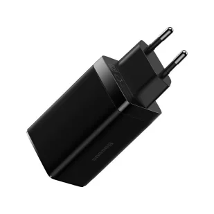 Ładowarka sieciowa Baseus GaN3 Pro, 2xUSB-C + USB, 65W (czarna) - Ładowarki do telefonów - miniaturka - grafika 6