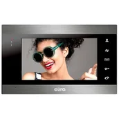 Akcesoria do domofonów i wideodomofonów - Eura-Tech Monitor VDA-01C5 czarny LCD 7'' AHD pamięć obrazów VDA-01C5 - miniaturka - grafika 1