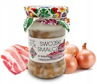 Szybkie dania obiadowe - Swojski Stół Smalec Ze Skwarkami, Cebulką i Wędzonym Boczkiem 260g - miniaturka - grafika 1