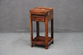 Szafki nocne - Stolik / Szafka Toronto #212 Palisander Sheesham Lakierowana 30X30X60 Cm B 7219 - miniaturka - grafika 1