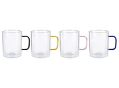 Filiżanki - ERNESTO® Zestaw szklanek / Dzbanek do herbaty (Filiżanki do cappuccino, 4 szt.) - miniaturka - grafika 1
