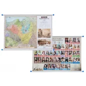 Atlasy i mapy - Mapa dwustronna Regiony Historyczne Polski A2 - Praca zbiorowa - miniaturka - grafika 1