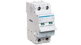 Hager Modułowy rozłącznik izolacyjny SBN240 40A 2P SBN240 - Bezpieczniki elektryczne - miniaturka - grafika 2