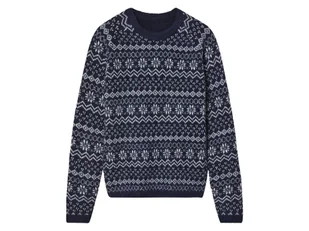 pepperts!® Sweter świąteczny dla dzieci (134/140, Granatowy) - Swetry dla chłopców - miniaturka - grafika 1