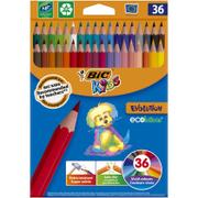 Kredki, ołówki, pastele i pisaki - Bic Kids BIC Kids Evolution zestaw kredek kolorowych, kosz metalowy - miniaturka - grafika 1