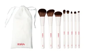 Ibra Brush Set White Zestaw 8 Pędzli do Makijażu - Pędzle do makijażu - miniaturka - grafika 1