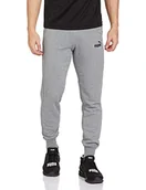 Spodenki męskie - PUMA Puma ESS Logo Pants TR cl męskie spodnie do biegania, Medium Gray Heather, M 586716 - miniaturka - grafika 1