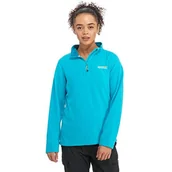 Koszulki i topy damskie - Regatta Sweetheart - top polarowy z kołnierzem zapinanym na zamek błyskawiczny, damski talia: 44) (Aqua) - miniaturka - grafika 1