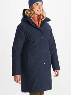 Marmot Kobiety Wm's Chelsea Coat, Ultralekka kurtka puchowa, nieprzemakalna parka puchowa, ciepły płaszcz zimowy, kurtka zimowa, wiatroszczelna kurtka funkcyjna, Arctic Navy, XXL - Płaszcze damskie - miniaturka - grafika 1