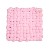 Maty piankowe - Lulando, Mata pleciona, Welur, Rróżowa - miniaturka - grafika 1