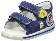 Buty dla dziewczynek - Naturino Unisex Baby Falcotto Nemo sandały dziecięce, niebieski - Blau Jeans 0c06-18 EU - miniaturka - grafika 1