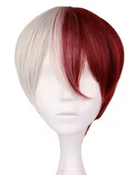 Dodatki do strojów karnawałowych - Peruka Shoto Todoroki Anime My Hero Academia W52 - miniaturka - grafika 1