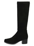 Kozaki damskie - Caprice Kozaki w kolorze czarnym - miniaturka - grafika 1