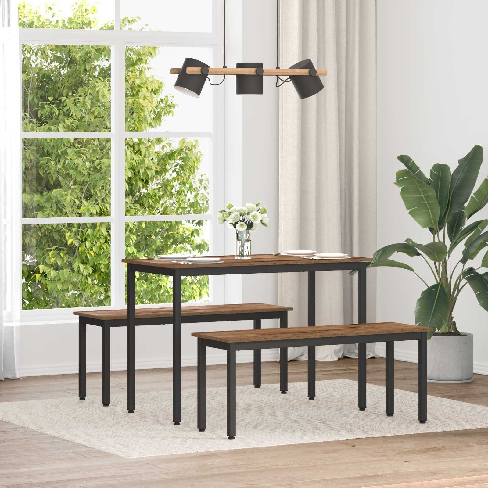 vidaXL ławka Stare drewno 110 x 35 x 45 cm