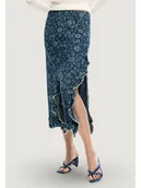 Spódnice - Desigual Spódnica jeansowa Anem 26SWFW04 Niebieski Regular Fit - miniaturka - grafika 1