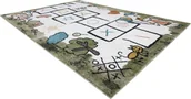 Dywany dla dzieci - Dywan FUN Hop dla dzieci, Klasy, zwierzęta zielony 80x150 cm - miniaturka - grafika 1