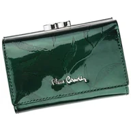 Portfele - Pierre Cardin, Portfel skórzany damski, 02, Leaf 117, zielony, mały - miniaturka - grafika 1
