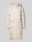 Płaszcze damskie - Płaszcz pikowany o kroju comfort fit z drobną fakturą model ‘IRENE’ - miniaturka - grafika 1